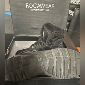 Rocawear Black Faux Fur Men’s Work boots
